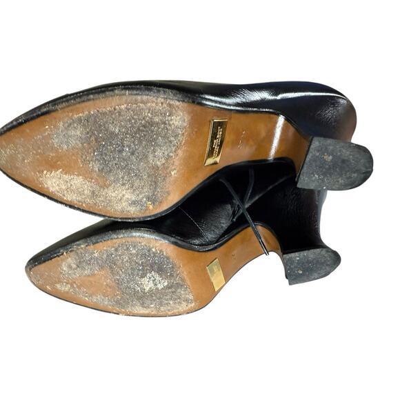 Marc Jacobs The Victorian Black Leather Lace-Up Ankle Boots Size 7 US - Picture 11 of 11